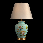 Настольная лампа голубая с изображением птиц Slip Away варинант исполнения - 8 | Loft Concept в Костроме