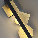 Светодиодное бра цвета античной бронзы Suprematism варинант исполнения - 2 | Loft Concept в Костроме