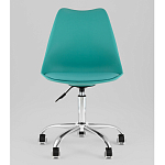 Офисный стул на металлическом основании EGGERY Blue пластик варинант исполнения - 5 | Loft Concept в Костроме