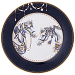 Сервиз обеденный из фарфора с изображением лошадей на 6 персон 23 предмета Porcelain Horse Set варинант исполнения - 1 | Loft Concept в Костроме
