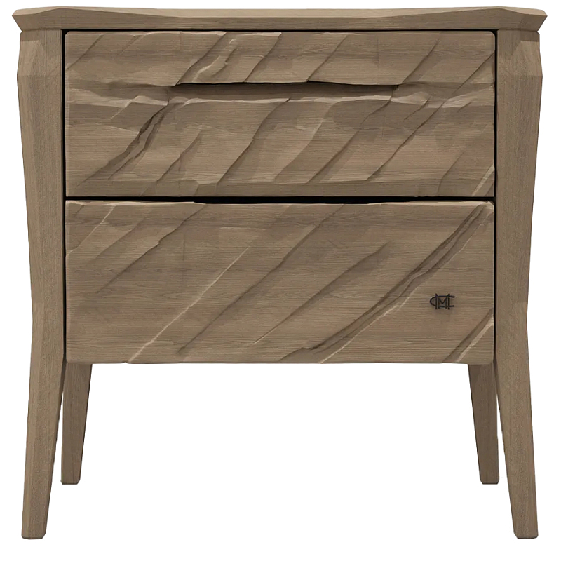 Тумба прикроватная из массива дуба с 2-мя ящиками Tasteful Furniture Седой Орех Капучино Венге Тумба прикроватная из массива дуба с 2-мя ящиками Tasteful Furniture Седой Орех Капучино Венге в Костроме | Loft Concept