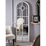 Зеркало-окно с арочным силуэтом в венецианском стиле Venetian White Mirror варинант исполнения - 4 | Loft Concept в Костроме