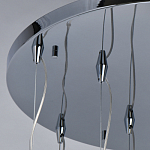 Люстра каскадная с 9-ю разноцветными стеклянными плафонами Kaleido варинант исполнения - 14 | Loft Concept в Костроме