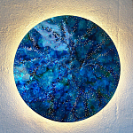 Светильник настенный «Голубая Планета» варинант исполнения - 2 | Loft Concept в Костроме