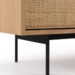 ТВ-тумба с плетеным декором Buckley Wicker TV Stand варинант исполнения - 6 | Loft Concept в Костроме