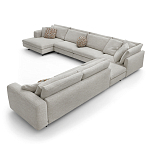 Современная модульная система мягкой мебели Zartаrn 6-ти местный угловой диван варинант исполнения - 2 | Loft Concept в Костроме