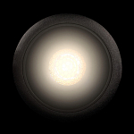 Встраиваемый спот светодиодный круглый черного цвета с углублением Ombra Lux  варинант исполнения - 3 | Loft Concept в Костроме