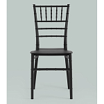 Стул Chiavari пластик черный варинант исполнения - 4 | Loft Concept в Костроме
