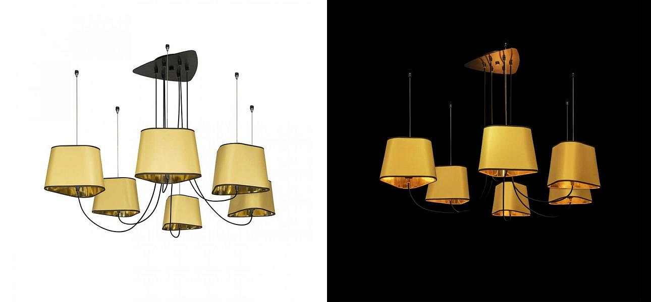 Люстра Designheure Lighting Gold 6 плафонов Люстра Designheure Lighting Gold 6 плафонов - Loft-Concept в Костроме