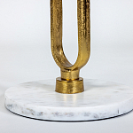 Кофейный столик с белой мраморной столешницей Clipper варинант исполнения - 3 | Loft Concept в Костроме