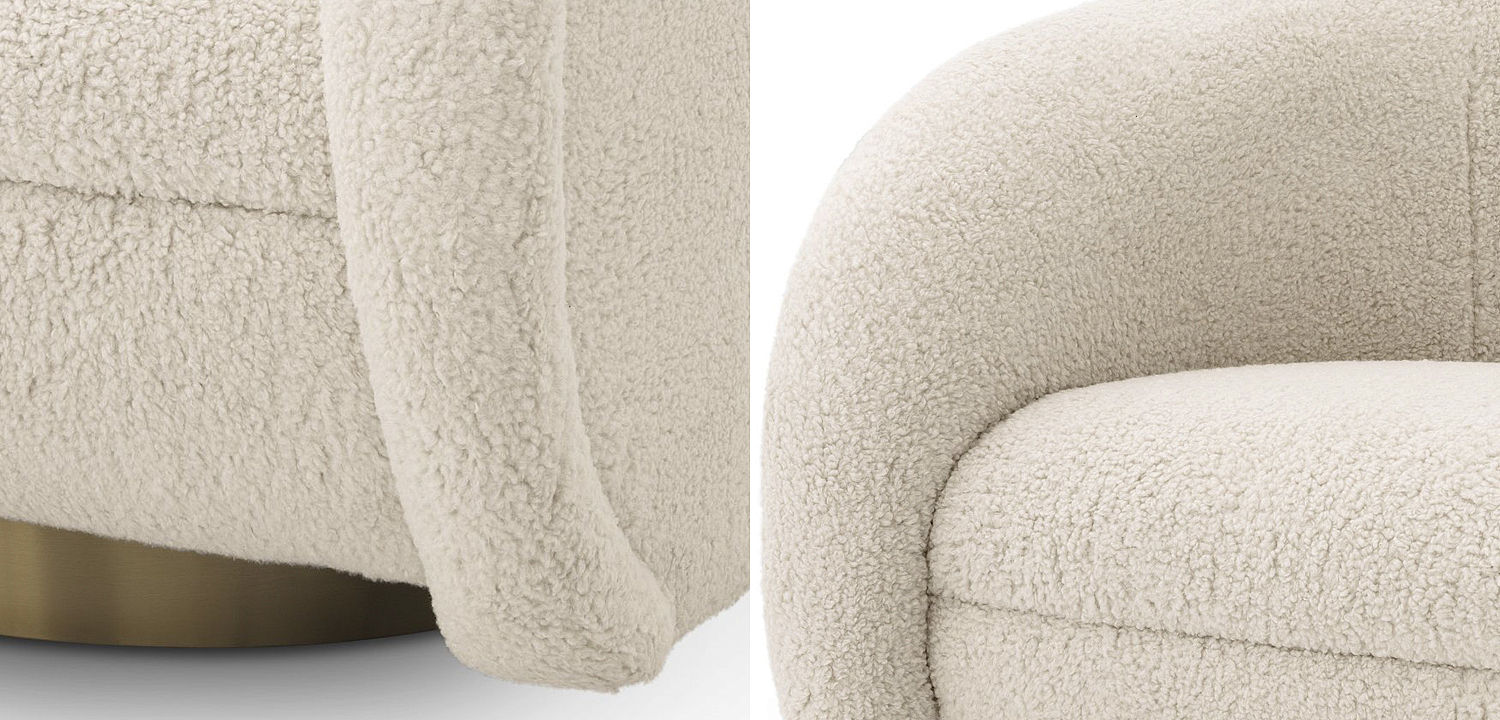 Кресло Eichholtz Swivel Chair Cristo Кресло Eichholtz Swivel Chair Cristo - Loft-Concept в Костроме
