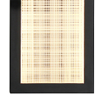 Светодиодное прямоугольное бра из металла черного цвета Lattice Lux варинант исполнения - 8 | Loft Concept в Костроме
