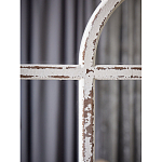 Зеркало-окно с эффектом старения в венецианском стиле Venetian White Mirror варинант исполнения - 6 | Loft Concept в Костроме