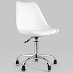 Офисный стул на металлическом основании EGGERY White варинант исполнения - 2 | Loft Concept в Костроме