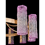 Люстра круглая с текстурными цилиндрическими плафонами Glimpse варинант исполнения - 3 | Loft Concept в Костроме