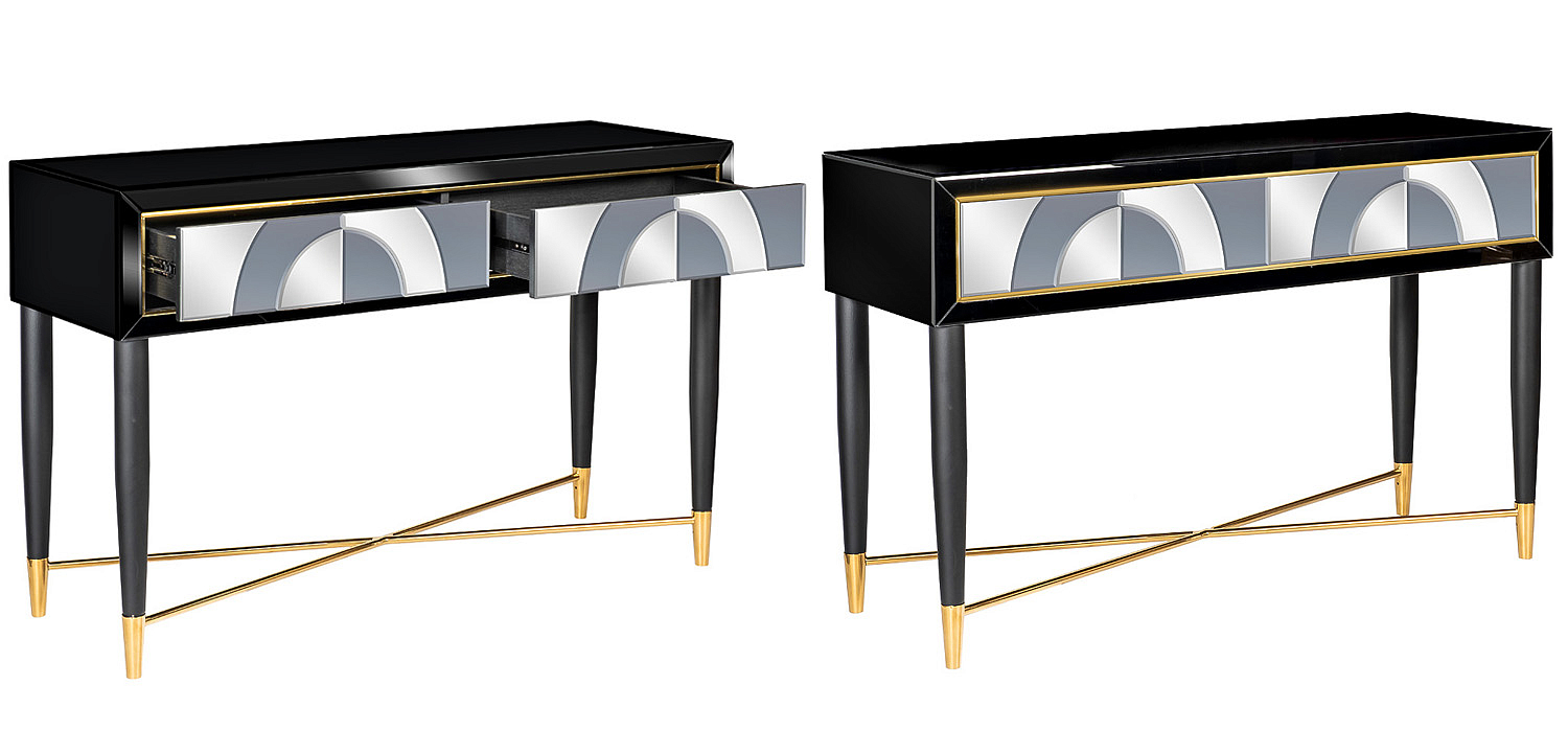 Консоль Camila Mirror Boxes Console Консоль Camila Mirror Boxes Console - Loft-Concept в Костроме