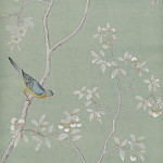 Обои ручная роспись Badminton Mercury Grey варинант исполнения - 1 | Loft Concept в Костроме