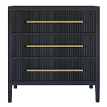 Комод Primo с 3 выдвижными ящиками Черный дуб варинант исполнения - 7 | Loft Concept в Костроме