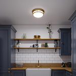 Потолочный светильник с белым матовым стеклянным плафоном в форме перевернутого конуса Hinkley варинант исполнения - 4 | Loft Concept в Костроме