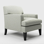 Мебельная ткань Шенилл голубой цвет 142 см T4-52 варинант исполнения - 6 | Loft Concept в Костроме