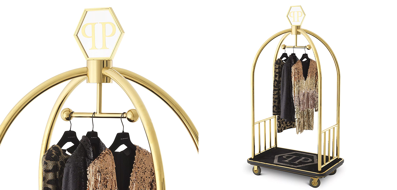 Вешалка для одежды Philipp Plein Hotel Trolley Heaven Вешалка для одежды Philipp Plein Hotel Trolley Heaven - Loft-Concept в Костроме