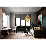 Люстра с каскадом из разноцветных круглых подвесов Key Lustar варинант исполнения - 2 | Loft Concept в Костроме