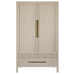 Шкаф платяной Primo с выдвижными ящиками шпон Черный дуб варинант исполнения - 1 | Loft Concept в Костроме