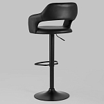 Барный стул черного цвета Strohach варинант исполнения - 5 | Loft Concept в Костроме