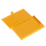 Визитница карманная металлическая с гравюрой Герба России в подарочной коробке Gold Metal Business Card Holders варинант исполнения - 2 | Loft Concept в Костроме