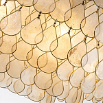 Люстра многоярусная с декором из натуральной морской ракушки Iridescent Light варинант исполнения - 5 | Loft Concept в Костроме