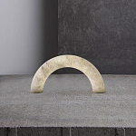 Прикроватная лампа из мрамора в форме дуги Rainbow Light варинант исполнения - 2 | Loft Concept в Костроме