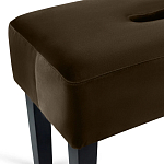 Мягкий  пуф на черных ножках Winton Pouf варинант исполнения - 12 | Loft Concept в Костроме