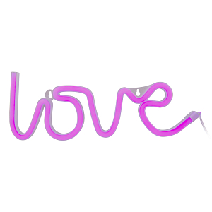 Неоновая лампа LOVE