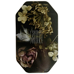 Шкатулка из эпоксидной смолы с цветами черная Epoxy Resin Box Black варинант исполнения - 1 | Loft Concept в Костроме