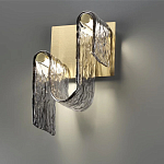 Бра волнистой формы из фактурного стекла Wave варинант исполнения - 3 | Loft Concept в Костроме