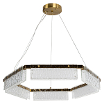 Светодиодная люстра с рельефным стеклом ICE GLASS 70 варинант исполнения - 2 | Loft Concept в Костроме