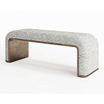 Банкетка Forli с элегантными латунными вставками  варинант исполнения - 1 | Loft Concept в Костроме