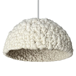 Вязаный подвесной светильник из шерсти Dome Wool Lamp  варинант исполнения - 6 | Loft Concept в Костроме