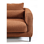 Диван в гостиную Portree Sofa Терракотовый букле варинант исполнения - 5 | Loft Concept в Костроме