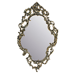 Зеркало настенное в бронзовой раме Majestic Gold Mirrors  варинант исполнения - 1 | Loft Concept в Костроме