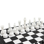 Шахматы классические с черной доской из натурального камня Мрамор Decorative Thematic Chess варинант исполнения - 2 | Loft Concept в Костроме