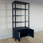 Стеллаж со стеклянными полками Elsa Dreams Blue варинант исполнения - 3 | Loft Concept в Костроме