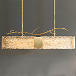 Люстра прямоугольная из фактурного стекла Chandelier Beam варинант исполнения - 5 | Loft Concept в Костроме