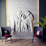 Барельеф ELEPHANTS варинант исполнения - 2 | Loft Concept в Костроме