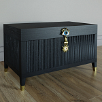 Большой дизайнерский Сундук Elsa Dreams Black варинант исполнения - 4 | Loft Concept в Костроме