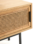 ТВ-тумба с плетеным декором Tate Wicker TV Stand варинант исполнения - 4 | Loft Concept в Костроме