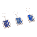 Зеркало брелок складное двухстороннее из натурального камня Лазурит Stone Mirrors варинант исполнения - 4 | Loft Concept в Костроме