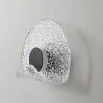 Бра из текстурированного прозрачного стекла с изогнутым краем Textured Glass  варинант исполнения - 5 | Loft Concept в Костроме