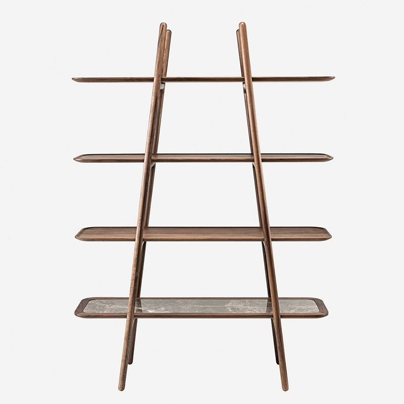 Стеллаж Woak malin shelf system Орех в Костроме | Loft Concept 