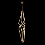 Подвесной светильник с декоративными элементами в виде кристаллов Smooth Shine варинант исполнения - 1 | Loft Concept в Костроме